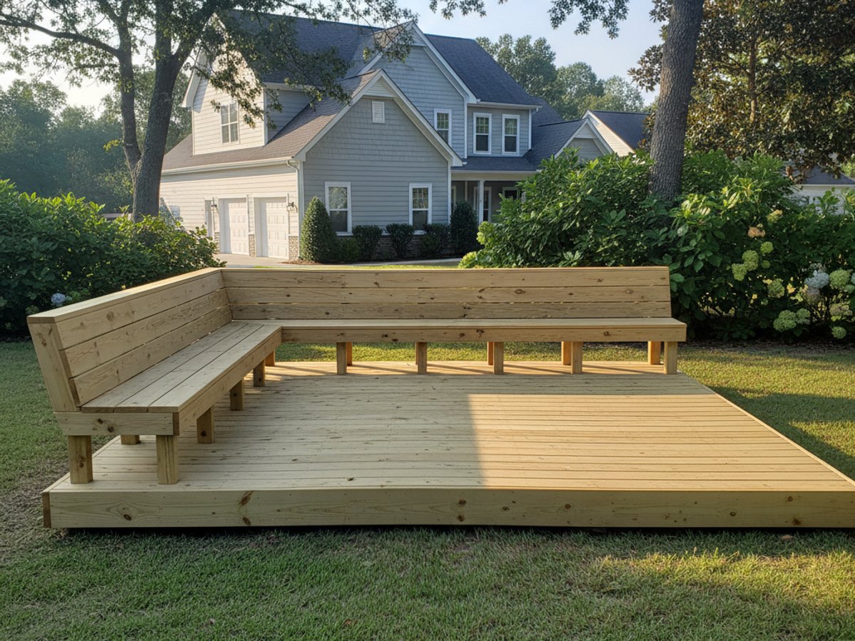 Oasis Deck Co crew at work on a home in Canton, MS